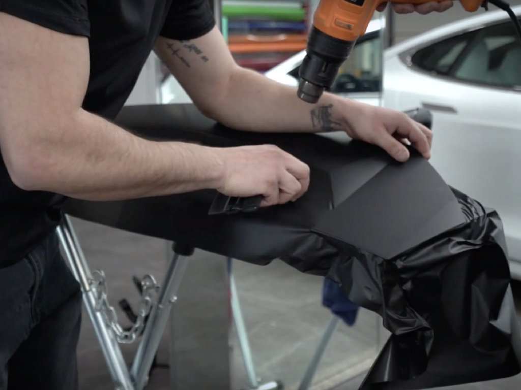 Matte Black Lamborghini Urus Wrap