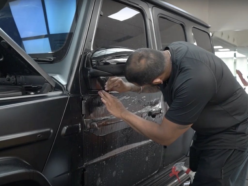 Mercedes G63 AMG Satin Paint Protection Film | GVE Detailing