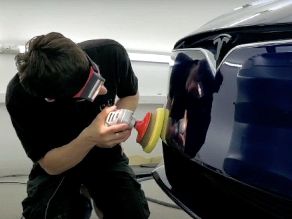 Tesla Model S Respray | GVE Bodyshop | West London Performance Cars
