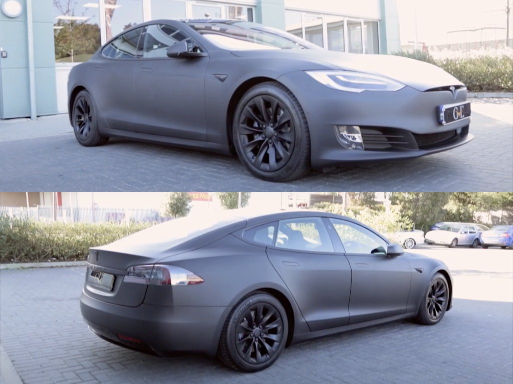 Tesla Model S Stealth Wrap & De-chrome | GVE Customs | West London