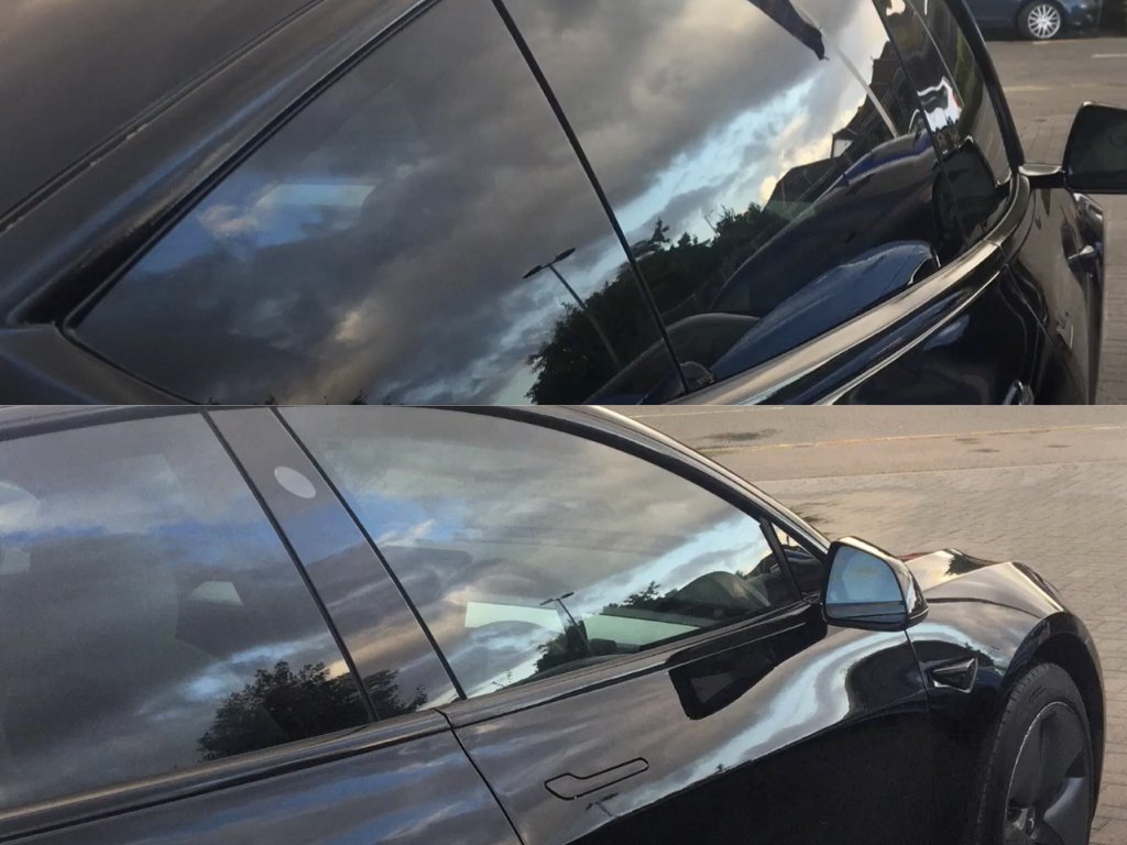 Tesla Model 3 De-chrome & Window Tints | GVE Customs | West London