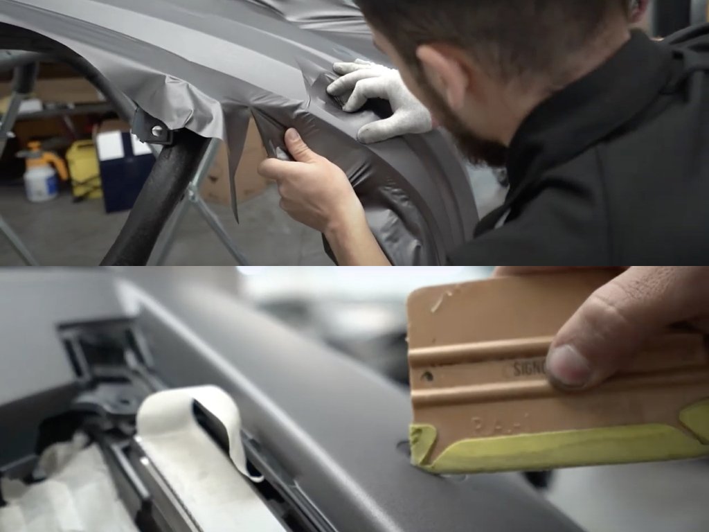 Mercedes C63 AMG Vinyl Wrap | GVE Customs | West London Supercars