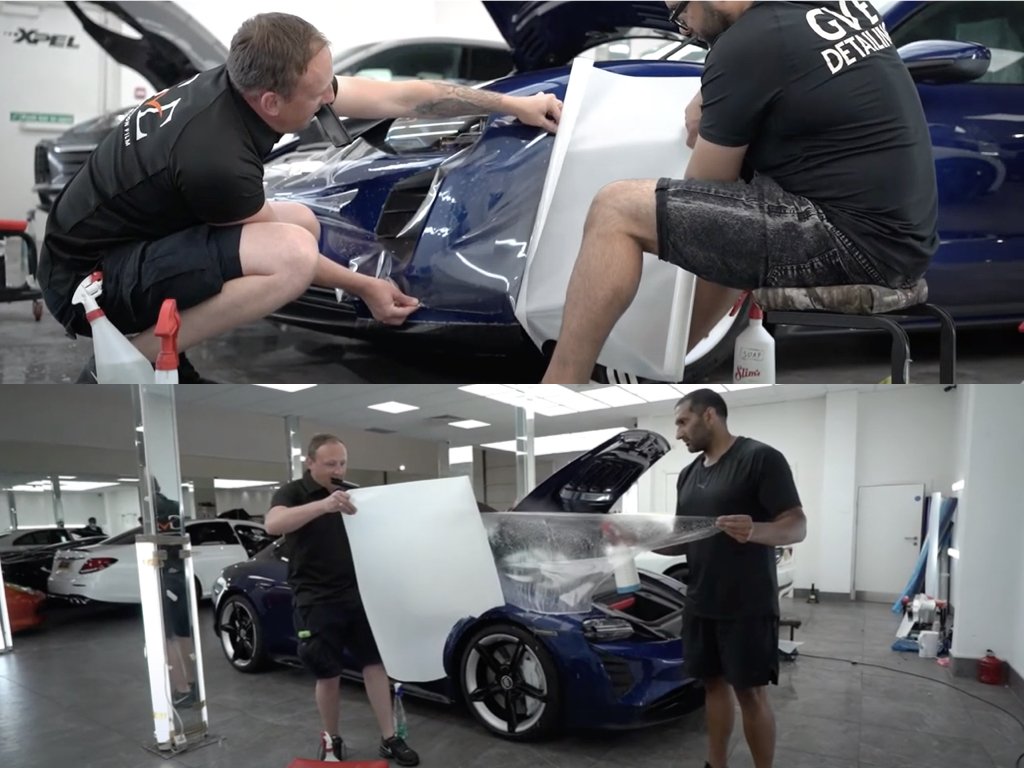 Porsche Taycan XPEL Paint Protection Film | GVE Detailing | West London