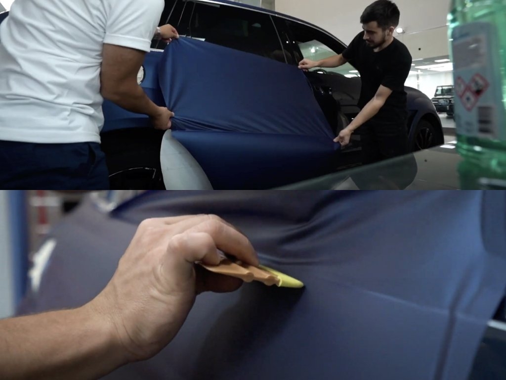 Porsche Cayenne Vinyl Wrap & Body Kit Installation | GVE Customs