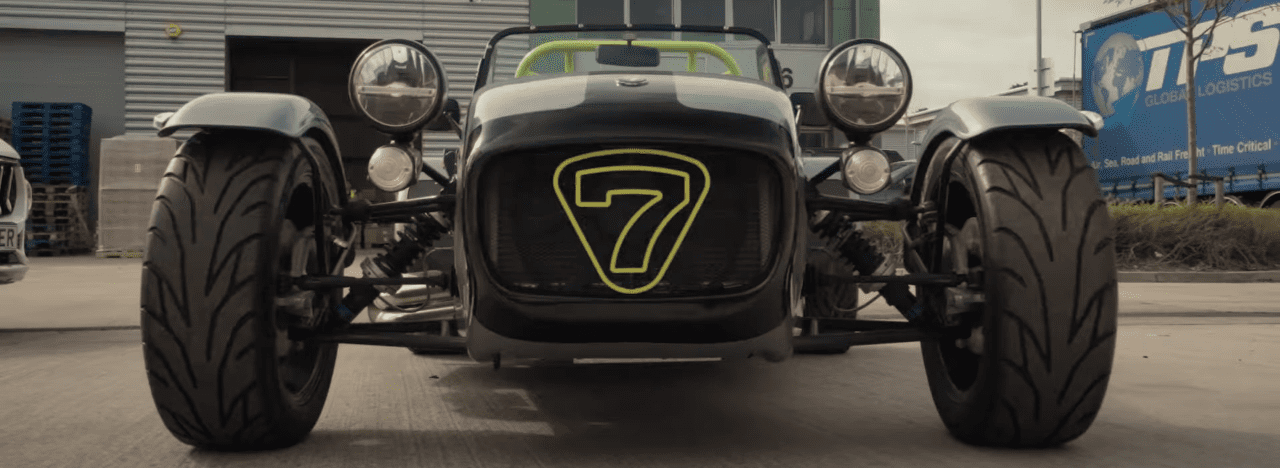 The process began by cleaning the car to remove any impurities and dirt that would cause the PPF to lift in the future. This was done using car shampoo and a clay bar treatment.The designs of the Caterham panels were then designed on a specialist software and cut using a plotting machine.