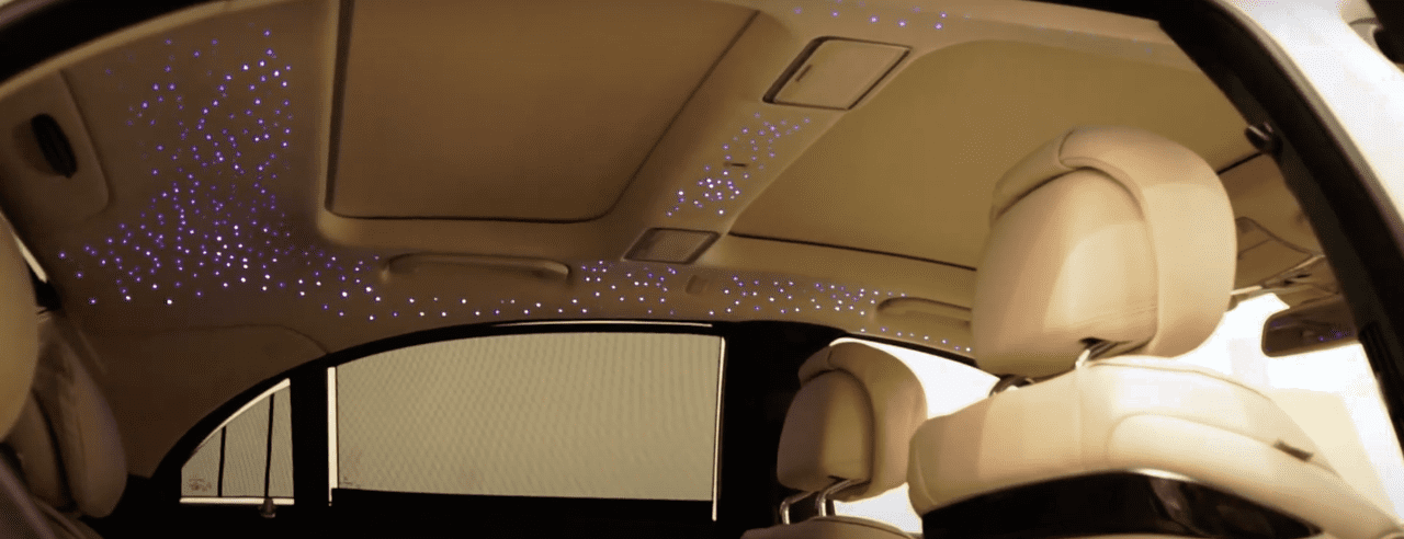 Luminescent Car Roof Installations : rolls royce starlight headliner