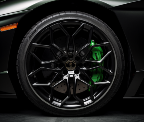 DangerousDave hyper realistic photograph of a black lamborghini da571436 da20 4198 afe9 287bc76e4b9b