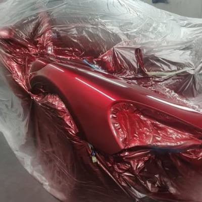 McLaren 600LT Spider Rear Quarter Respray